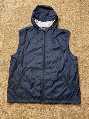 Vintage Gap Full Zip Lightweight Nylon Windbreaker Vest Mens Size XXL Y2K